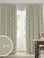 Sophie Allport Natural Dragonfly Made To Measure Curtains - Image 1 of 9
