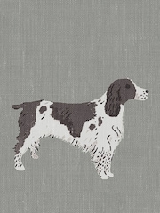 Sophie Allport Sage Green Woof Made To Measure 100% Cotton Curtains - Image 9 of 9