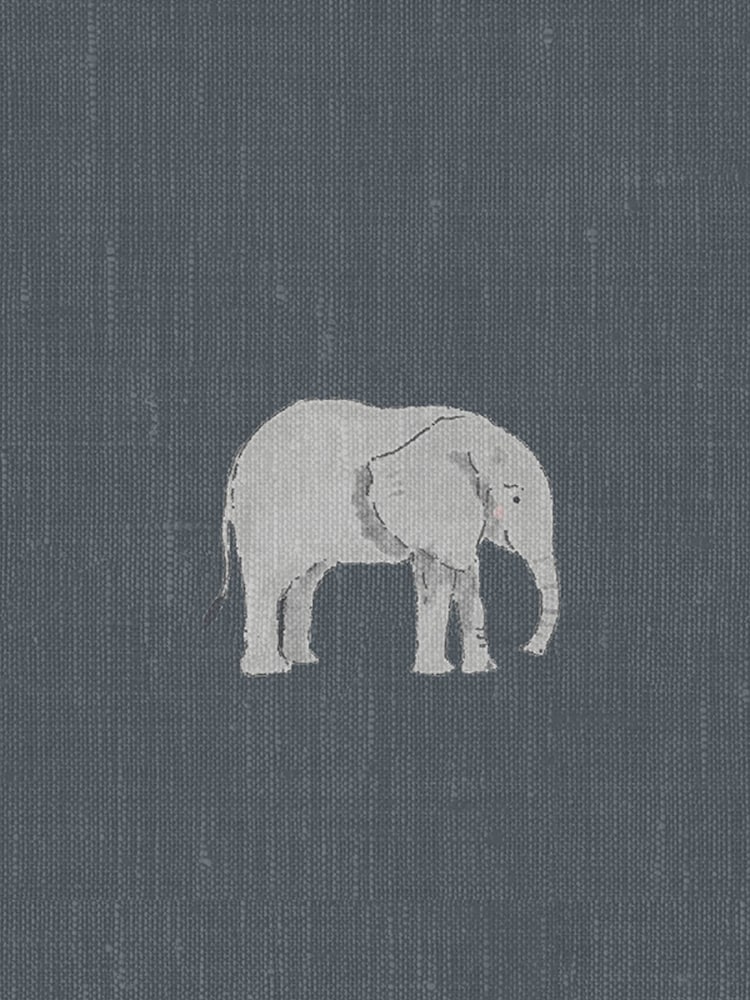 Sophie Allport Navy Blue Elephant Made To Measure Curtains - Image 9 of 9