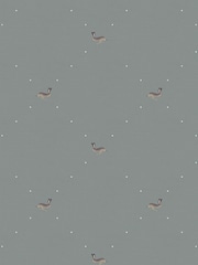 Sophie Allport Teal Blue Hare Made To Measure Curtains - Image 8 of 9