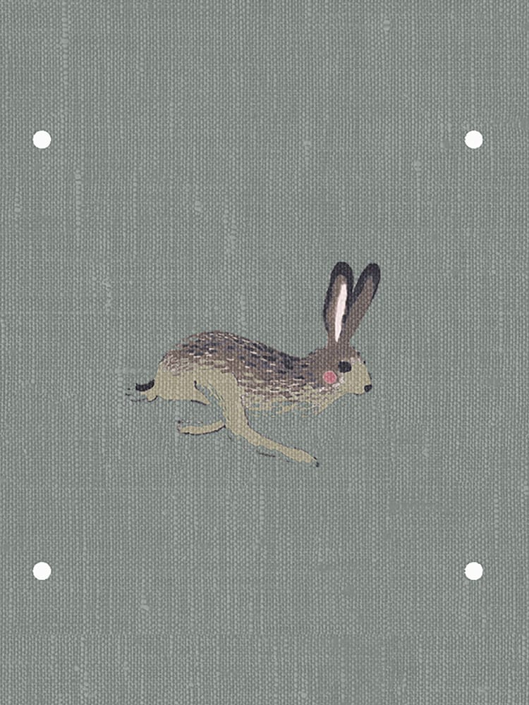 Sophie Allport Teal Blue Hare Made To Measure Curtains - Image 9 of 9