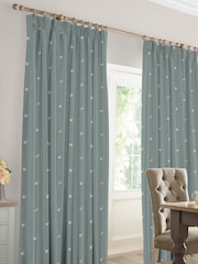 Sophie Allport Duck Egg Blue Chicken Made To Measure Curtains - Image 2 of 9