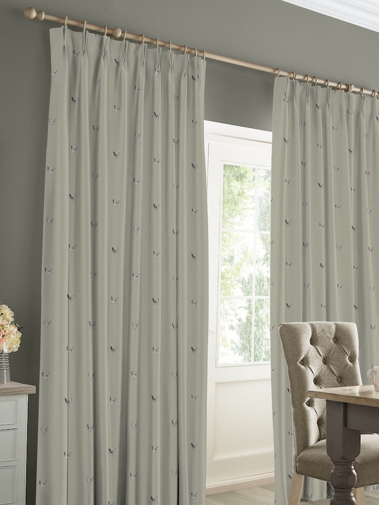 Sophie Allport Natural Chicken Made To Measure 100% Cotton Curtains - Image 2 of 9