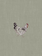 Sophie Allport Natural Chicken Made To Measure 100% Cotton Curtains - Image 9 of 9