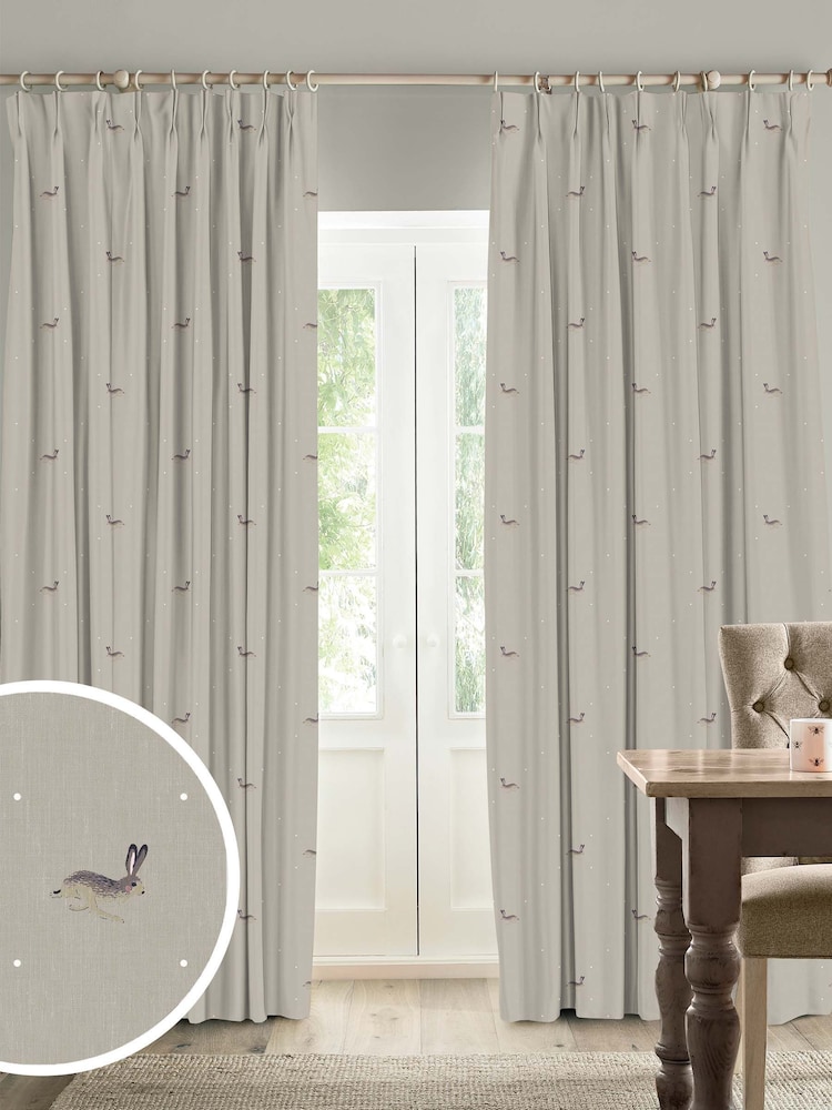 Sophie Allport Natural Hare Made To Measure Curtains - Image 1 of 9