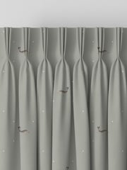 Sophie Allport Green Hare Made To Measure 100% Cotton Curtains - Image 5 of 9