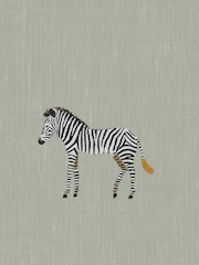 Sophie Allport Natural Zebra Made To Measure 100% Cotton Curtains - Image 9 of 9