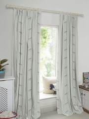 Sophie Allport Grey Zebra Made To Measure 100% Cotton Curtains - Image 2 of 9