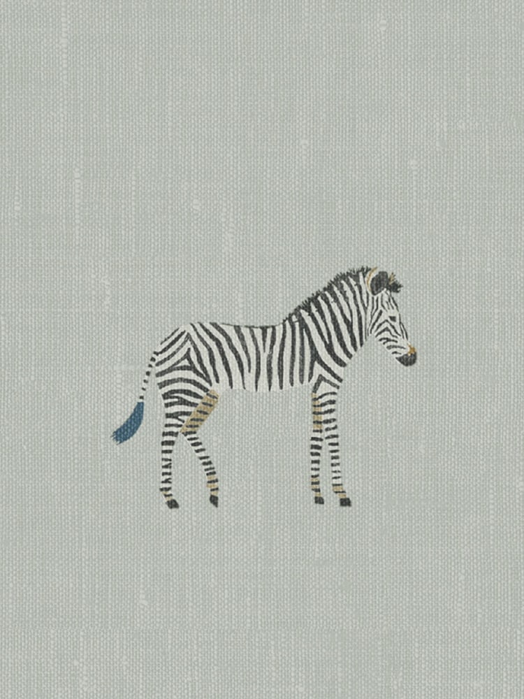 Sophie Allport Grey Zebra Made To Measure 100% Cotton Curtains - Image 9 of 9