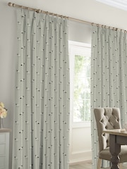 Sophie Allport Sage Green Sheep Made To Measure 100% Cotton Curtains - Image 2 of 9