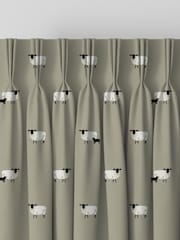 Sophie Allport Natural Sheep Made To Measure Curtains - Image 5 of 9