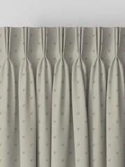 Sophie Allport Natural Hearts Made To Measure 100% Cotton Curtains - Image 5 of 9