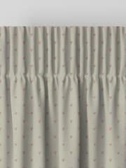 Sophie Allport Natural Hearts Made To Measure 100% Cotton Curtains - Image 6 of 9