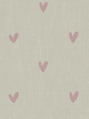 Sophie Allport Natural Hearts Made To Measure 100% Cotton Curtains - Image 9 of 9