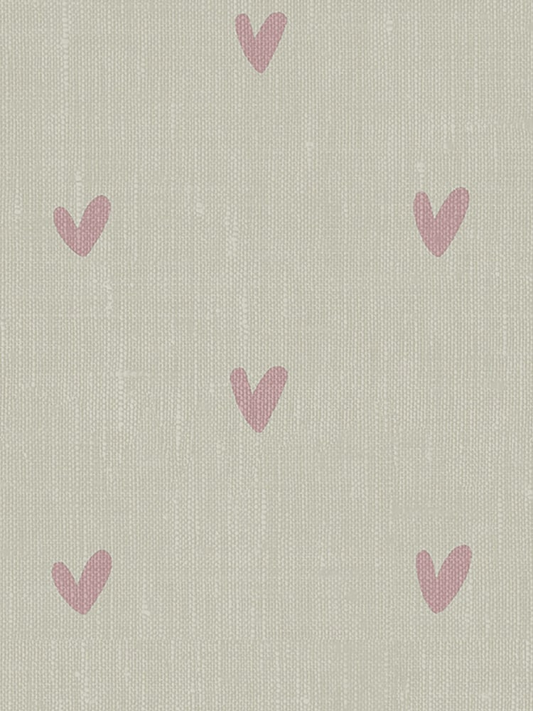 Sophie Allport Natural Hearts Made To Measure 100% Cotton Curtains - Image 9 of 9
