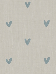 Sophie Allport Natural Hearts Made To Measure 100% Cotton Curtains - Image 9 of 9