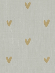 Sophie Allport Natural Hearts Made To Measure 100% Cotton Curtains - Image 9 of 9