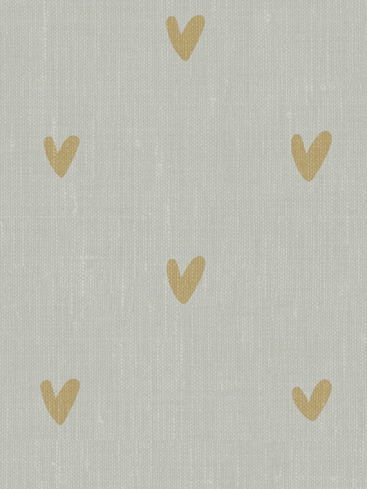 Sophie Allport Natural Hearts Made To Measure 100% Cotton Curtains - Image 9 of 9