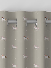 Sophie Allport Natural Unicorn Made To Measure 100% Cotton Curtains - Image 7 of 9