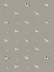 Sophie Allport Natural Unicorn Made To Measure 100% Cotton Curtains - Image 8 of 9