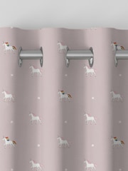 Sophie Allport Pink Unicorn Made To Measure 100% Cotton Curtains - Image 7 of 9