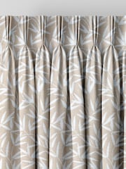 Laura Ashley Natural Willow Leaf Chenille Made To Measure Curtains - Image 5 of 9