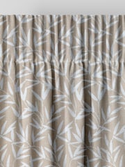 Laura Ashley Natural Willow Leaf Chenille Made To Measure Curtains - Image 7 of 9