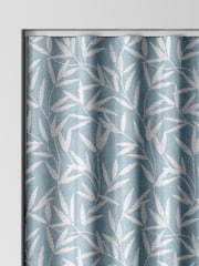 Laura Ashley Blue Willow Leaf Chenille Made To Measure Curtains - Image 8 of 9