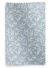 Laura Ashley Blue Willow Leaf Chenille Made To Measure Curtains - Image 9 of 9
