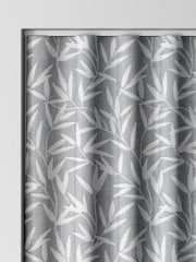 Laura Ashley Steel Grey Willow Leaf Chenille Made To Measure Curtains - Image 8 of 9