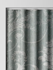 Laura Ashley Grey Josette Woven Made To Measure Curtains - Image 8 of 9
