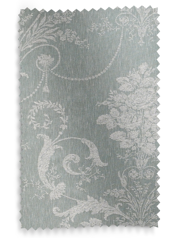 Laura Ashley Grey Josette Woven Made To Measure Curtains - Image 9 of 9