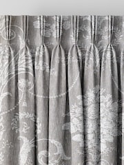 Laura Ashley Steel Grey Josette Woven Made To Measure Curtains - Image 5 of 9