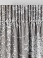Laura Ashley Steel Grey Josette Woven Made To Measure Curtains - Image 7 of 9