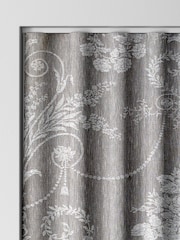 Laura Ashley Steel Grey Josette Woven Made To Measure Curtains - Image 8 of 9