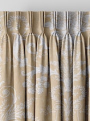 Laura Ashley Gold Josette Woven Made To Measure Curtains - Image 5 of 9