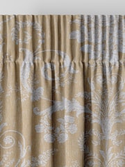Laura Ashley Gold Josette Woven Made To Measure Curtains - Image 6 of 9