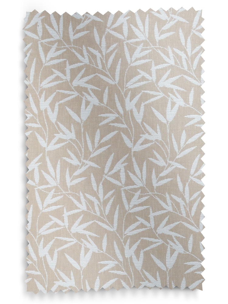 Laura Ashley Natural Willow Leaf Chenille Made To Measure Roman Blind - Image 6 of 6