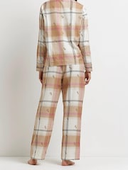 River Island Red Ls Check Pj Set - Image 2 of 5