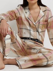 River Island Red Ls Check Pj Set - Image 3 of 5
