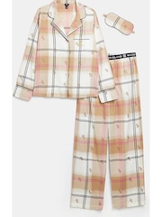 River Island Red Ls Check Pj Set - Image 5 of 5