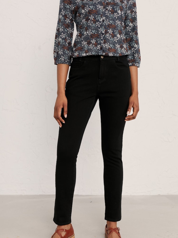 Seasalt Cornwall Black Dark Lamledra Jeans - Image 1 of 5