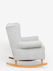 Soft Texture Light Grey Sherlock Rocking Chair - Image 4 of 10