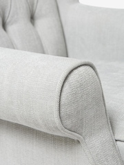 Soft Texture Light Grey Sherlock Rocking Chair - Image 8 of 10