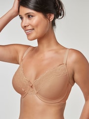 Praline/Nude - Minimiser-Vollschalen-BH, DD+ - Bild 1 von 4