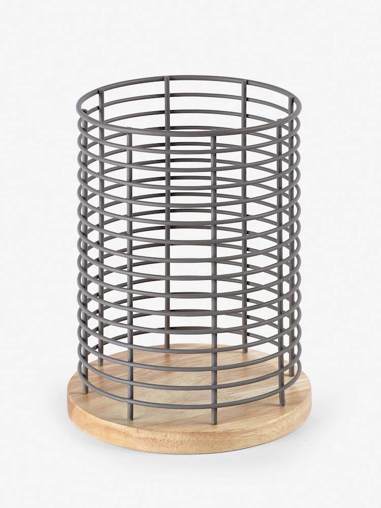 Grey Malvern Wire Utensil Holder - Image 3 of 3