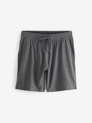 Navy/Grey/Blue 100% Cotton Jersey Pyjamas Shorts Set 3 Pack - Image 12 of 14