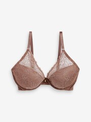 Pink DD+ Pad Plunge DD+ Delicate Lace Bra - Image 2 of 2