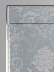 Laura Ashley Blue Josette Woven Made To Measure Roman Blind - Image 3 of 6