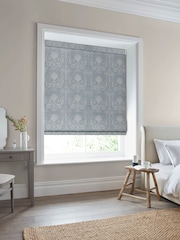 Laura Ashley Blue Josette Woven Made To Measure Roman Blind - Image 5 of 6